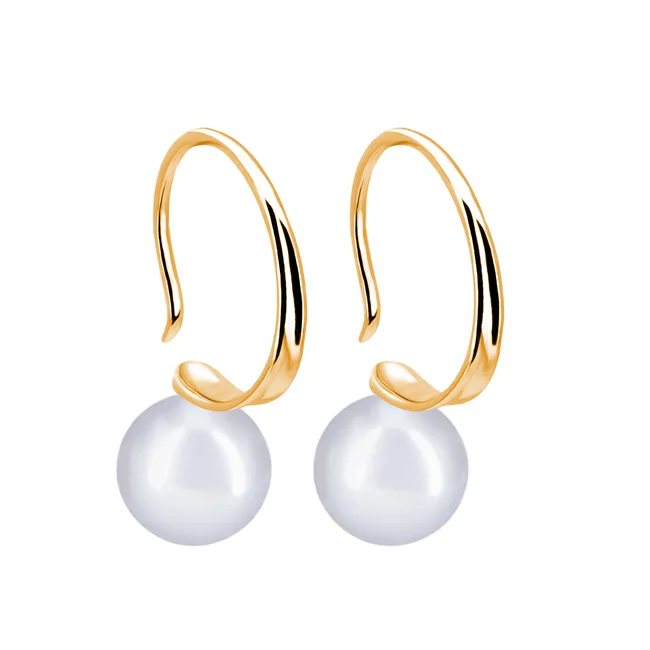 עגילי פנינה - Elaine Mia